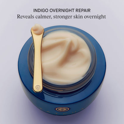 Indigo Overnight Repair Reveals calmer, stronger skin overnight