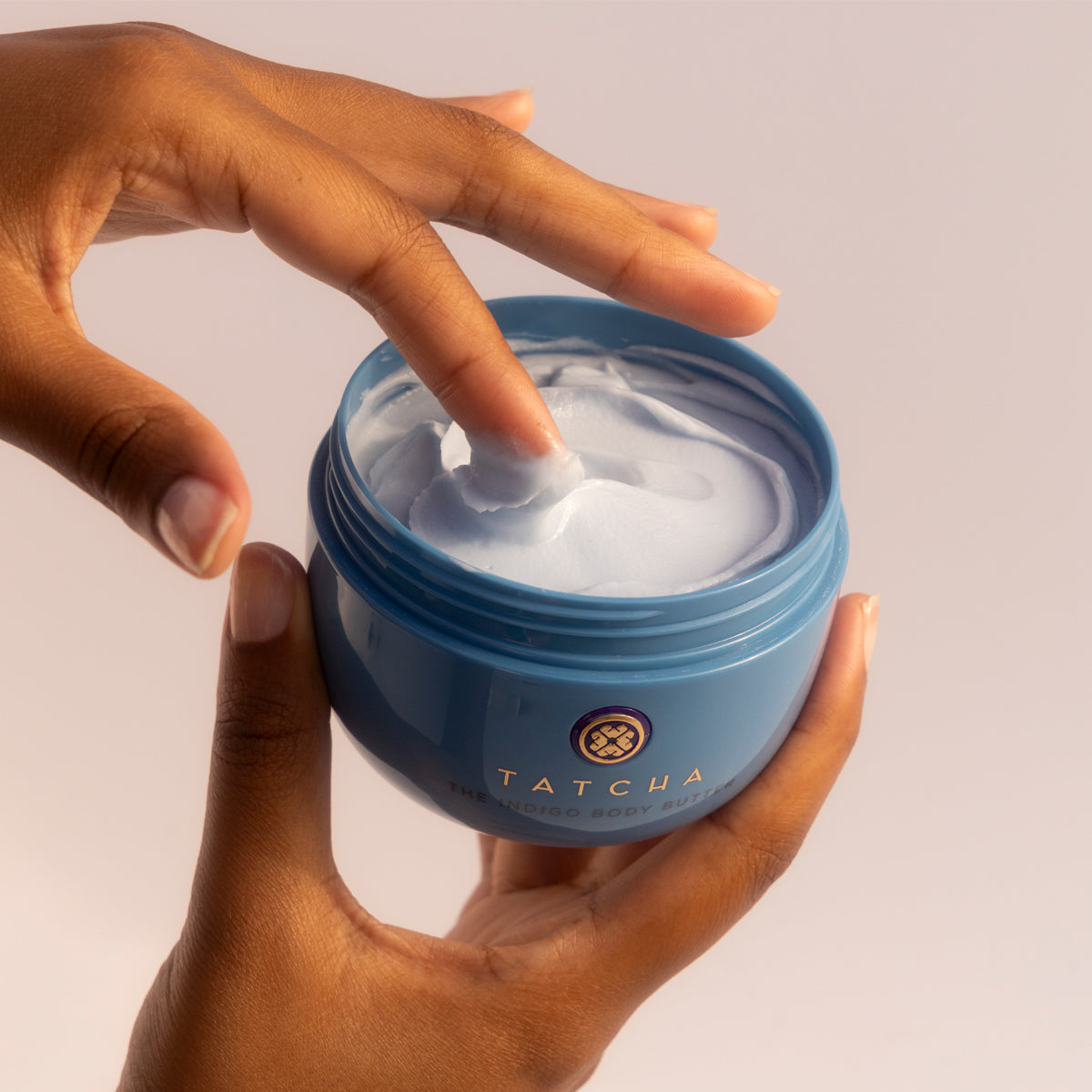 Model using Indigo Body Butter.