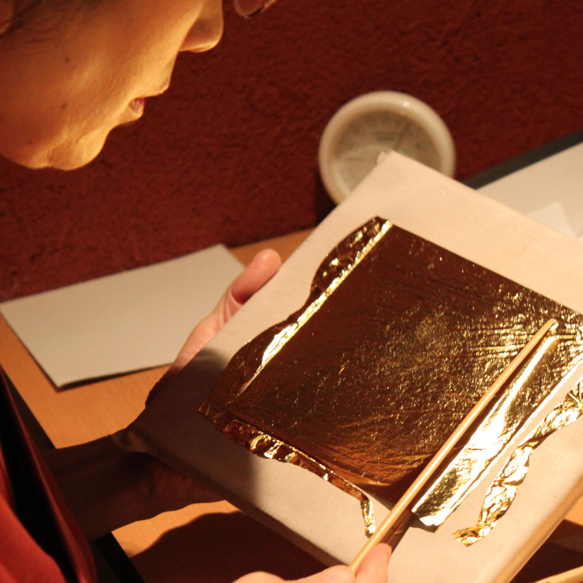 Gold leaf craftmanship
